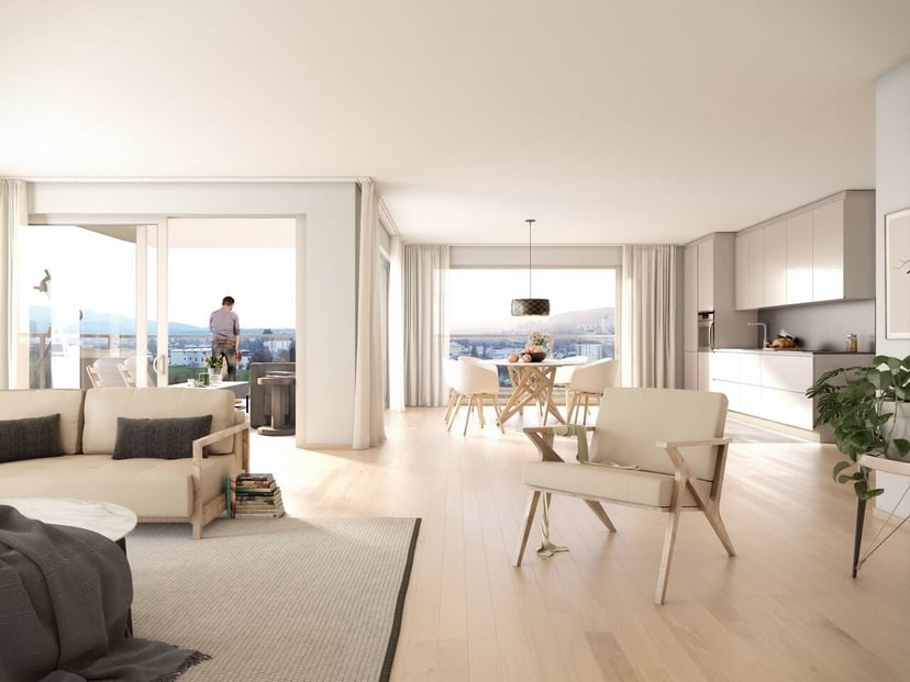 Appartement PPE de 2,5 pièces au 3ème étage à vendre à Porrentruy - photo 2