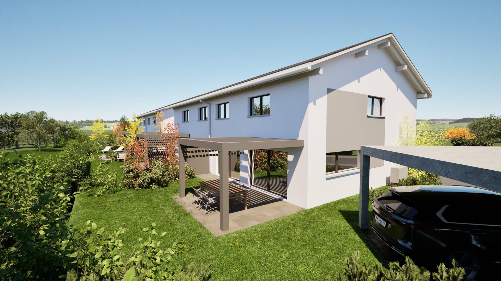 Maison mitoyenne de 5.5 pièces à vendre à Cornol - photo 1