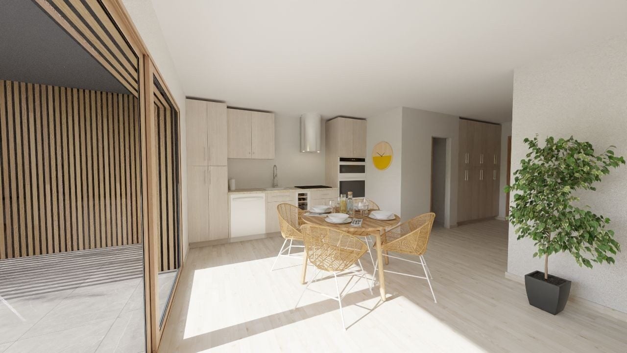 À vendre appartement neuf de 2.5 pièces au rez à Rocourt - photo 1